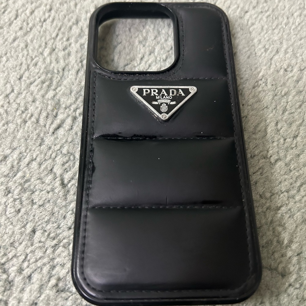 Prada Black iPhone 13 Pro Case